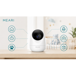 Kamera wewnętrzna obrotowa WIFI 5GHz darmowa chmura Optyka Premium MEARI S1Plus